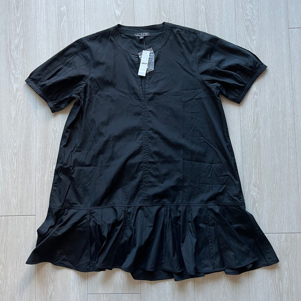 J Crew Delilah Dress Petite Large Black FLAWS DIY